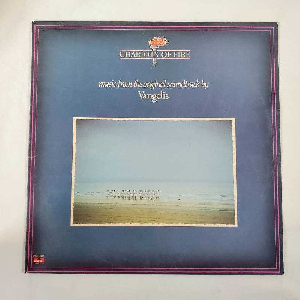 Vintage Vangelis Chariots of Fire Soundtrack LP Vinyl Record Album (1981)